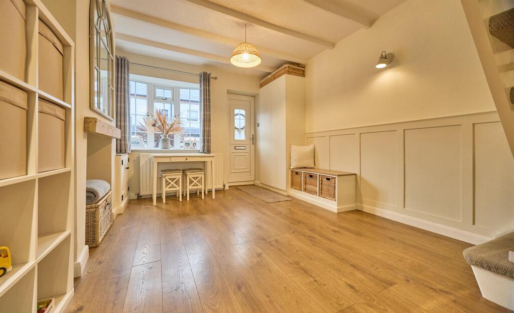 Open plan living/dining room and fitted kitchen