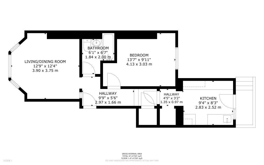 Flat B, 8 Cherington Road, Hanwell, London, W7 3HJ