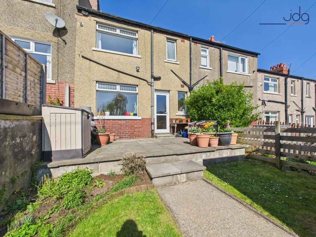 Rear of the property