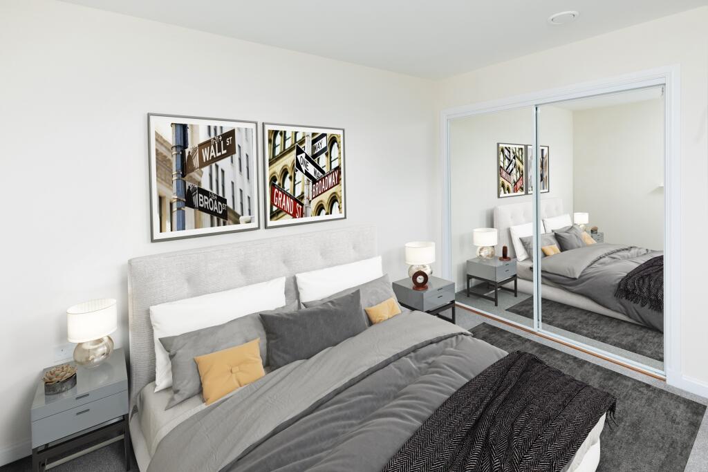 Riverside Quarter apartment bedroom