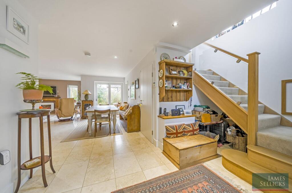 Open plan entrance hall