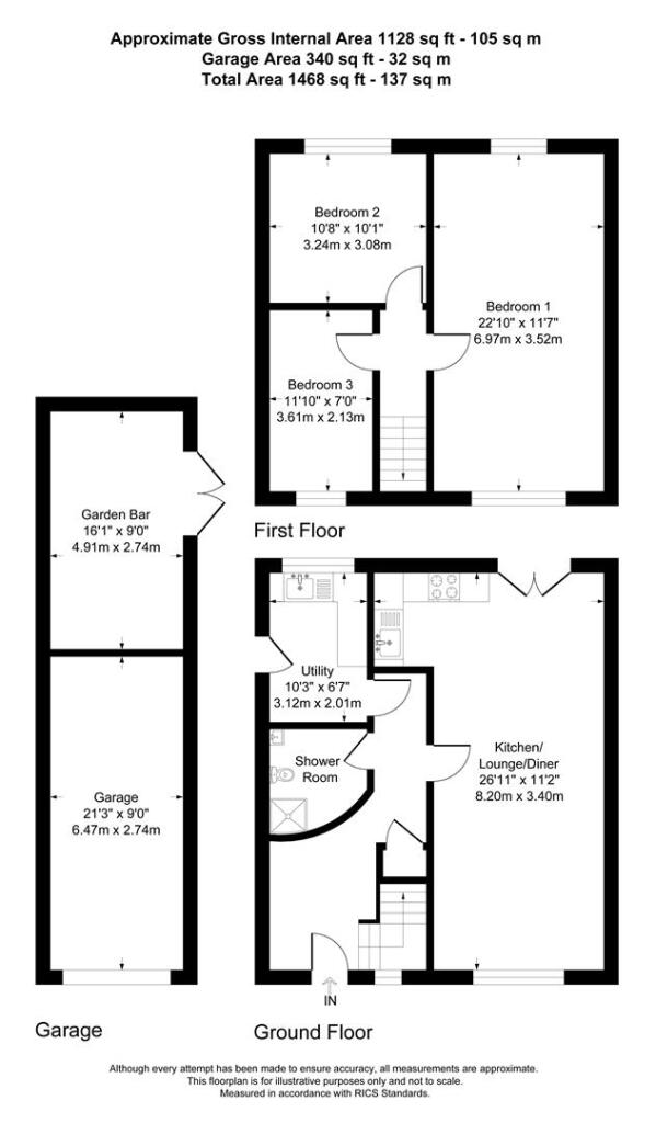 Laburnum Close Floorplan.