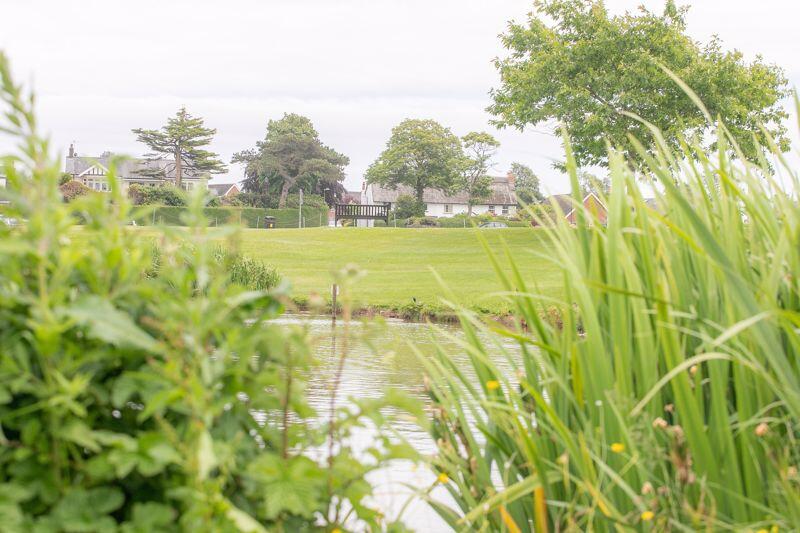Property from across the green
