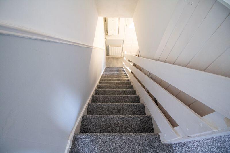 Stairwell to the upper floor