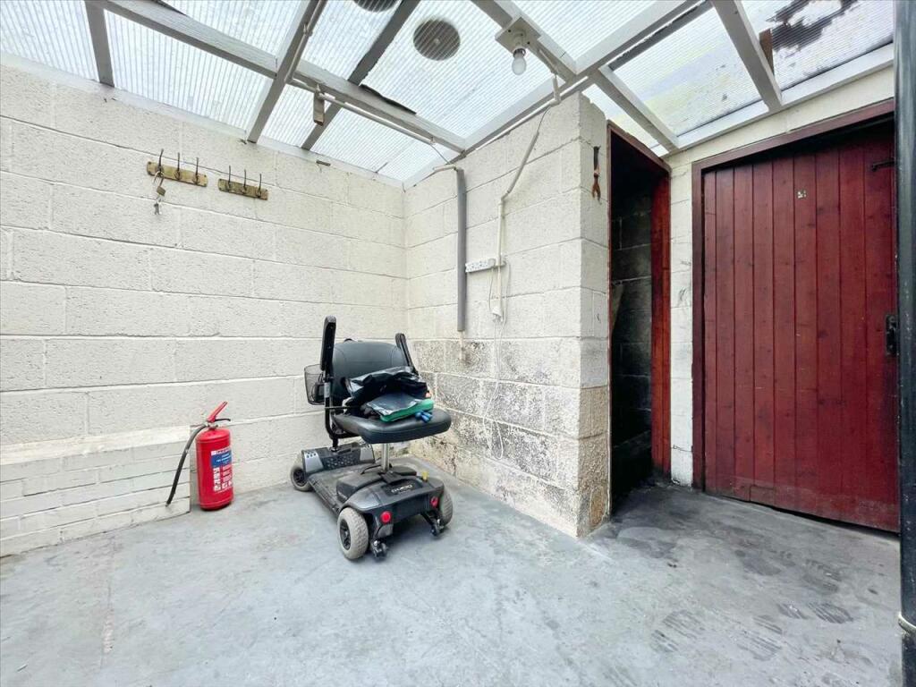 Rear porch
