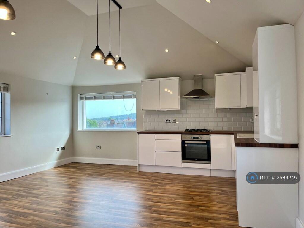 Open Plan Vaulted Ceiling With Views Of The Downs