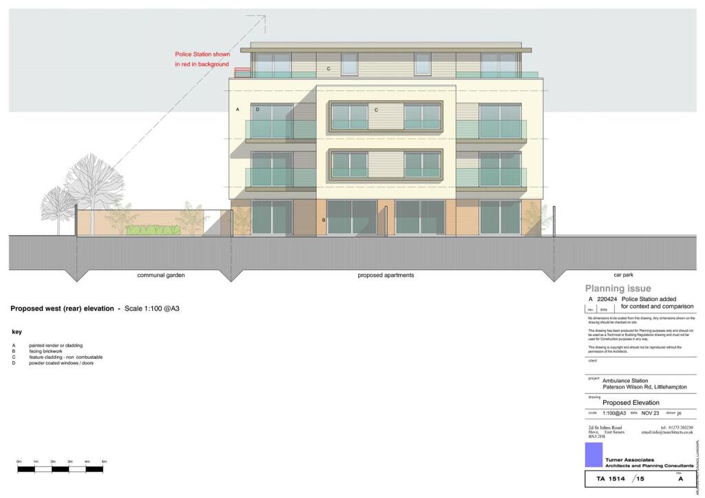 Proposed West Elevation