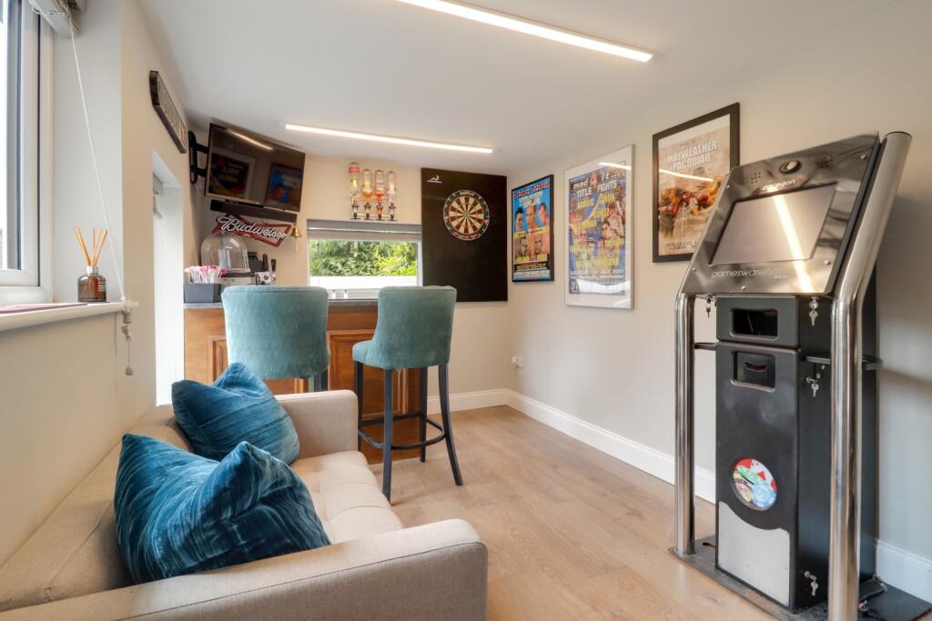 Garden studio currently being used as a home offic