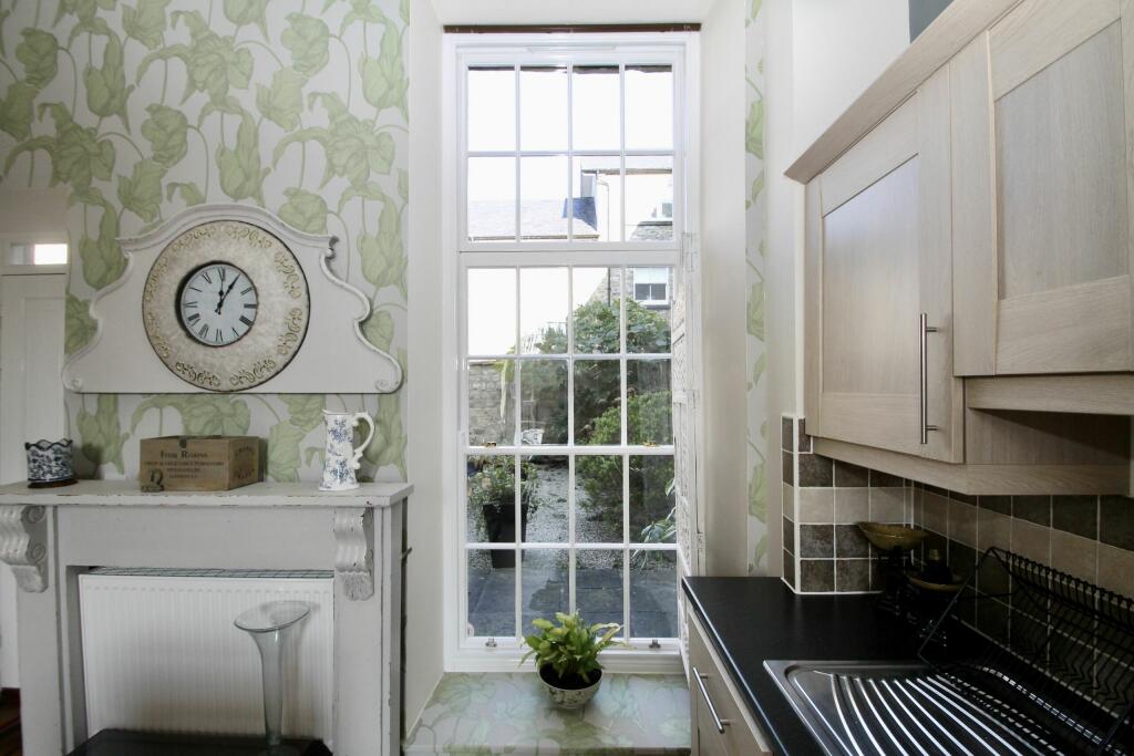 Feature window in the kitchen diner