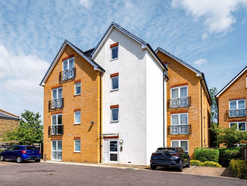 Front of flats