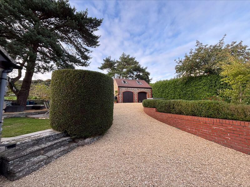 Drive, Garden and Double Garage