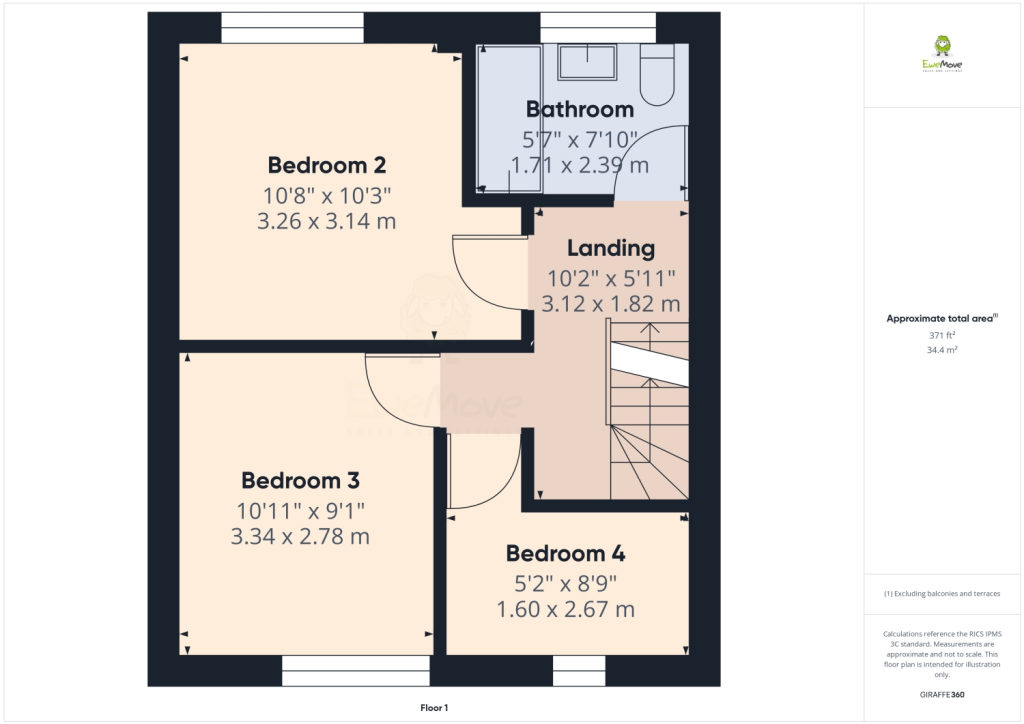 First Floor Plan James Hillier Ewemove Bexley and 