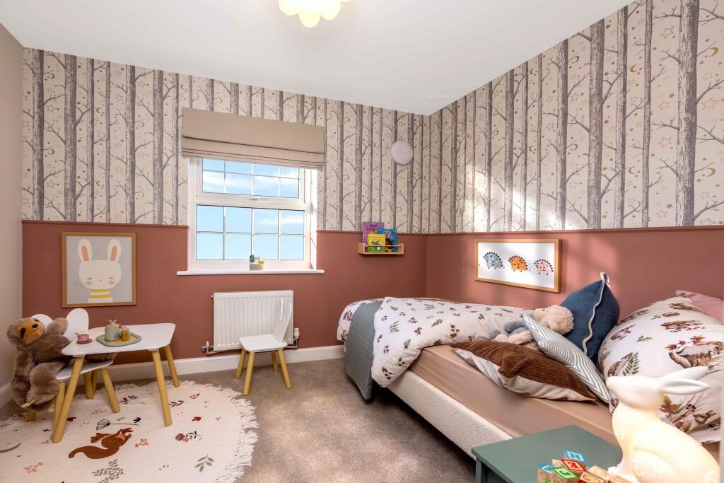 Hazelborough show home bedroom