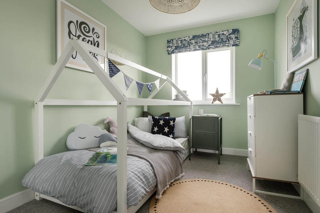 The final bedroom could also be used as a nursery or an office