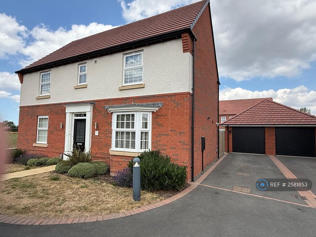 Front Elevation With Single Garage And Drive