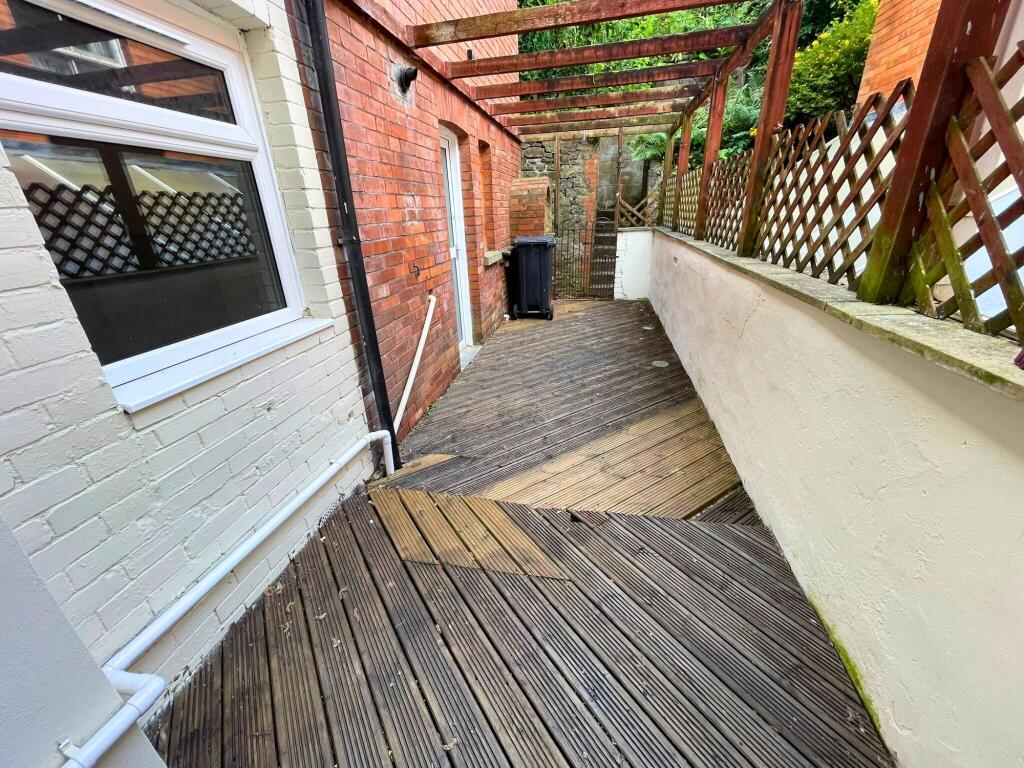Rear courtyard