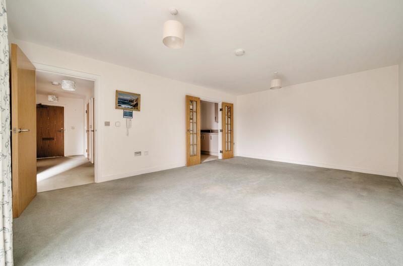 Living/dining room through to kitchen