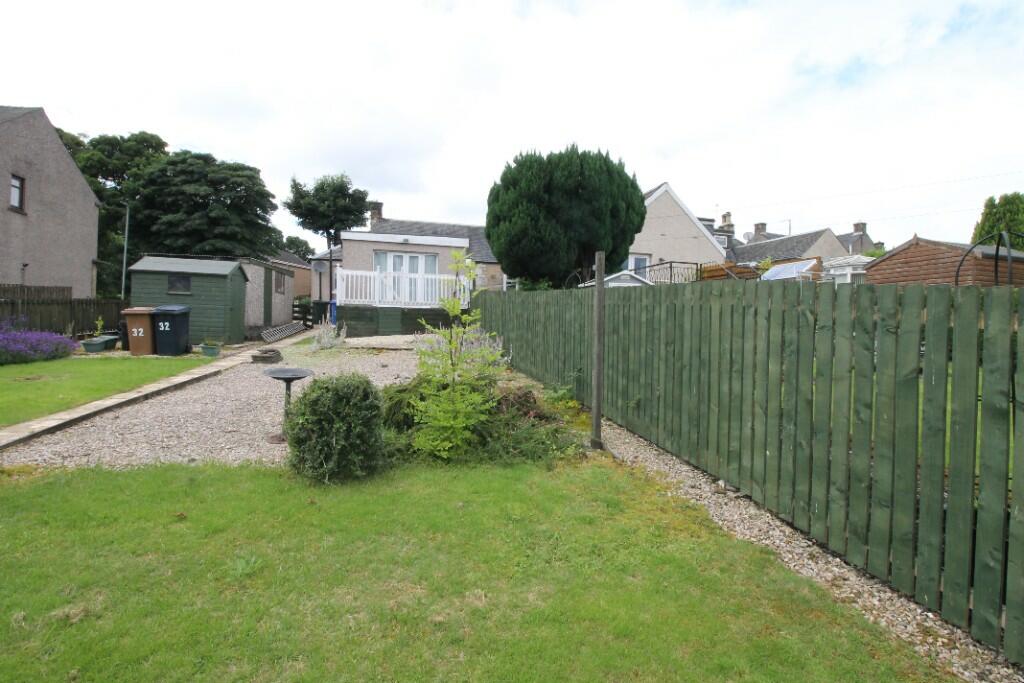 Rear of property
