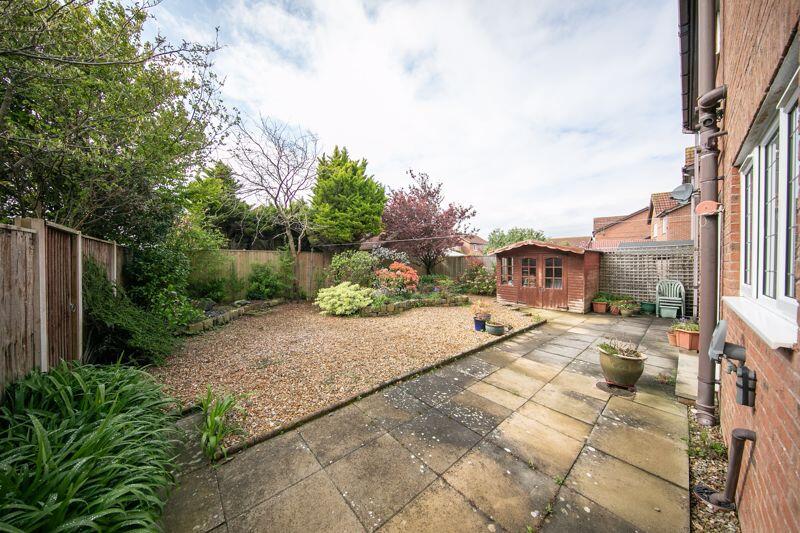 Private South facing garden