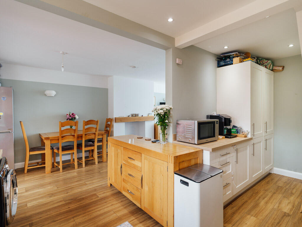 Kitchen into Dining Room