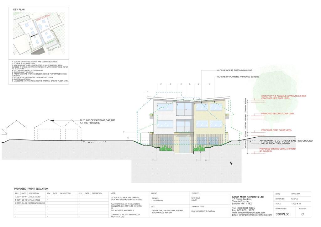 Front Elevation Plan