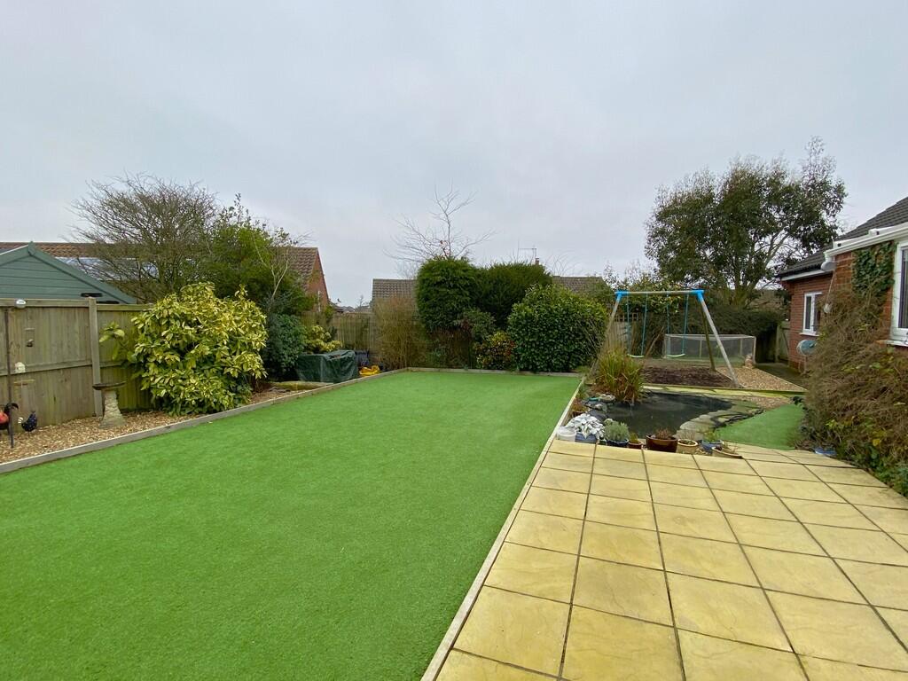Rear garden and p...
