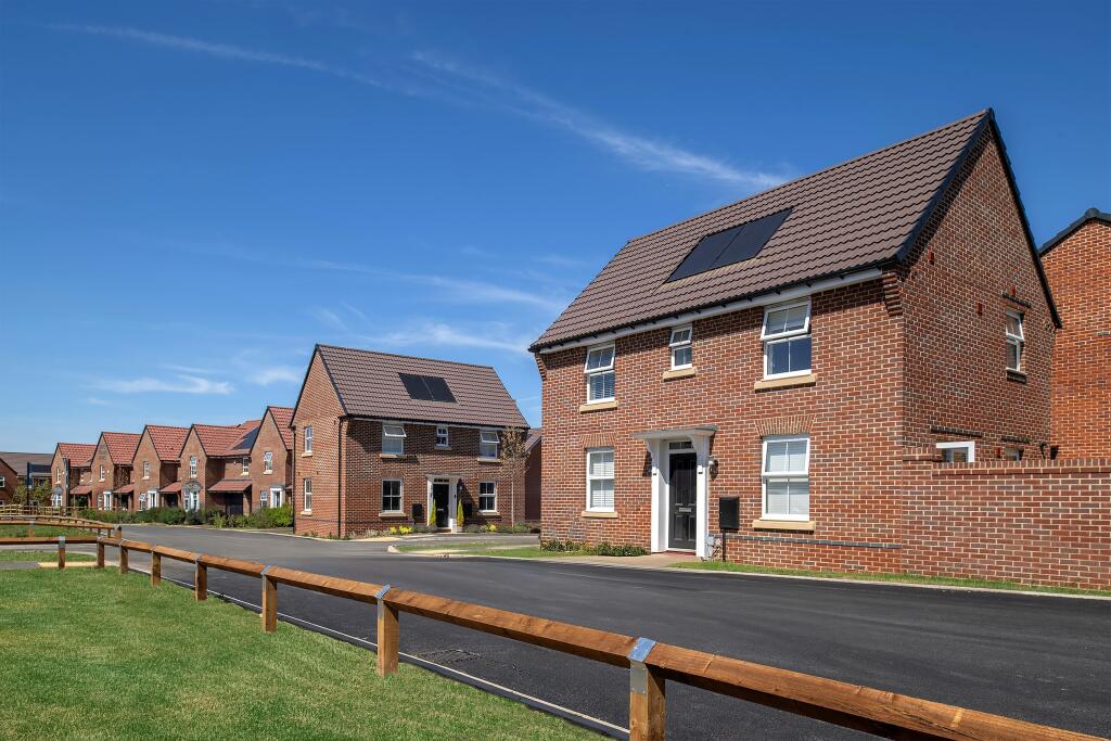 Outside view of the Hadley 3 bedroom home at Winnycroft