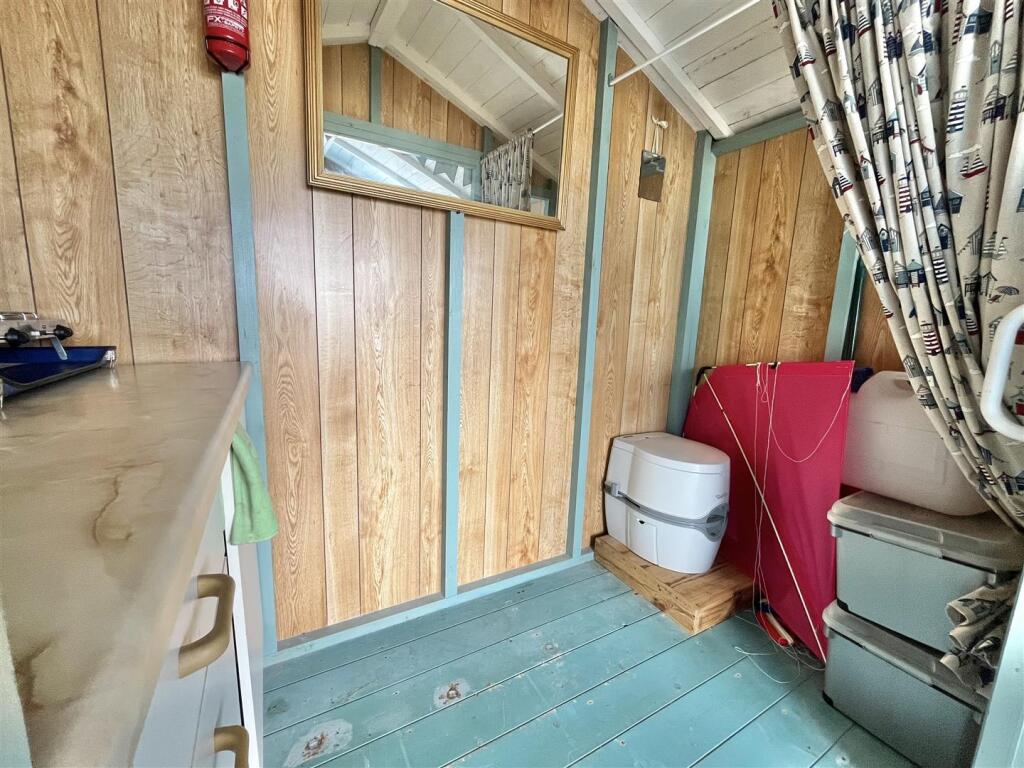 INTERNAL VIEW OF BEACH HUT