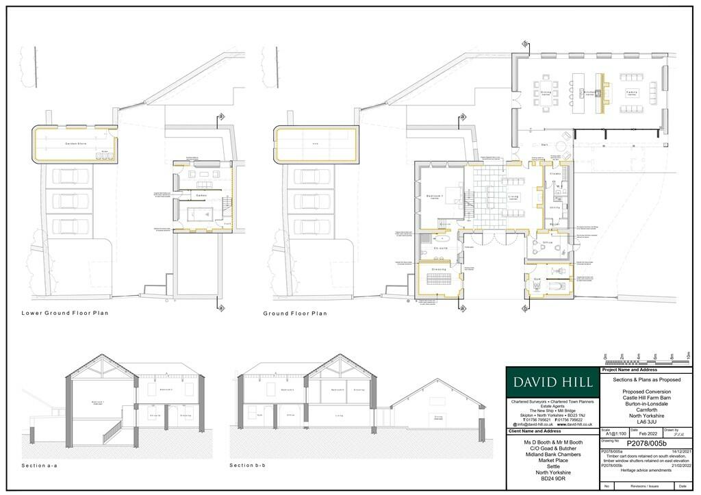 Proposed floorplans