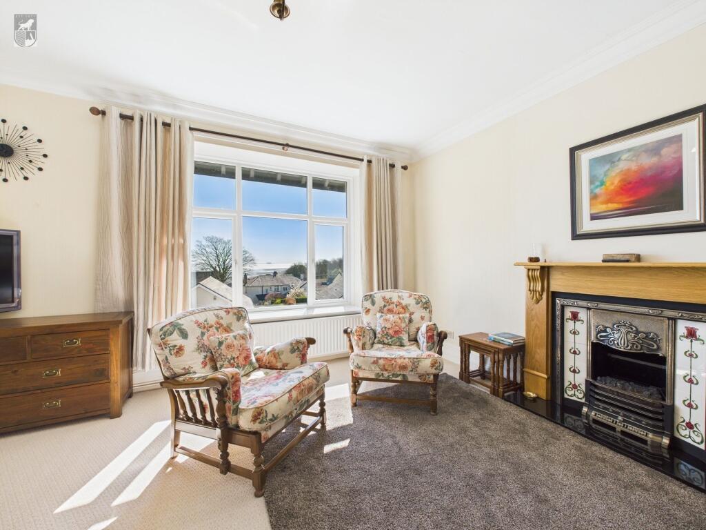 Bay view living room