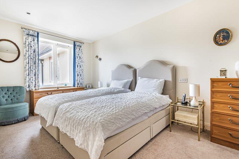 Master bedroom with walk-in wardrobe ...