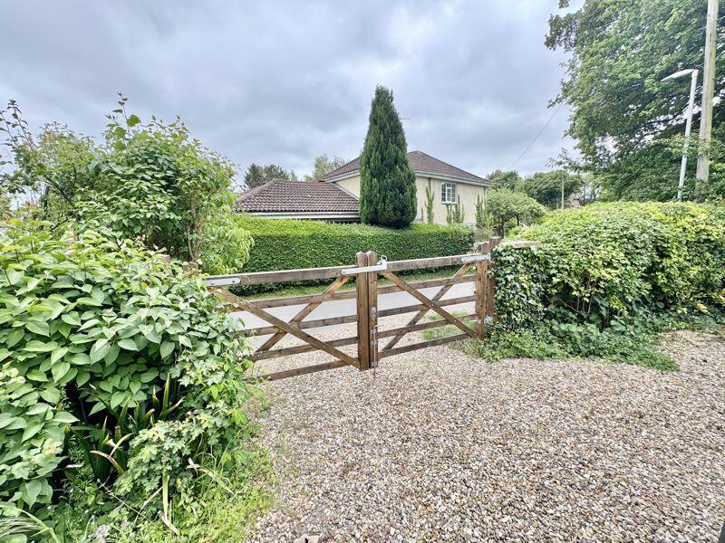 Gated access and driveway