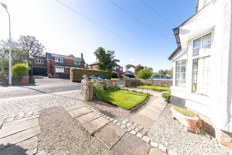 Driveway &amp; front garden