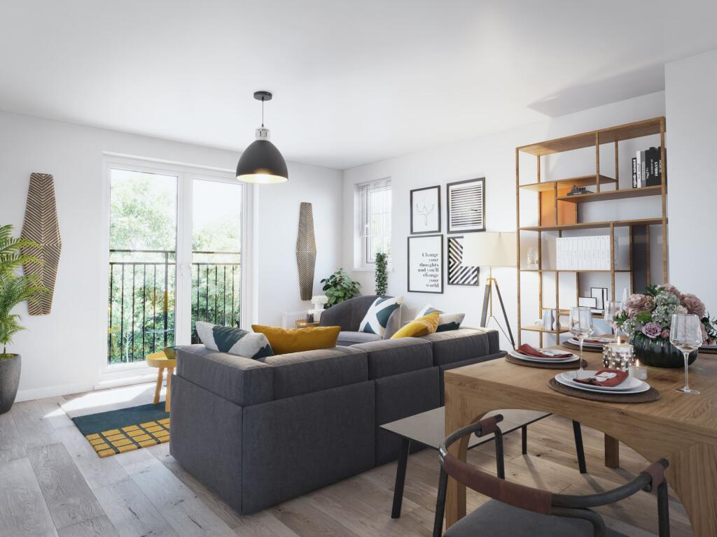 Falkirk living dining CGI