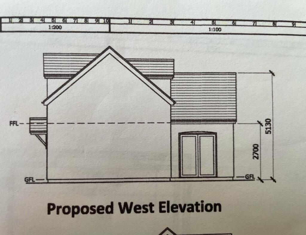 PROPOSED WEST ELEVATION