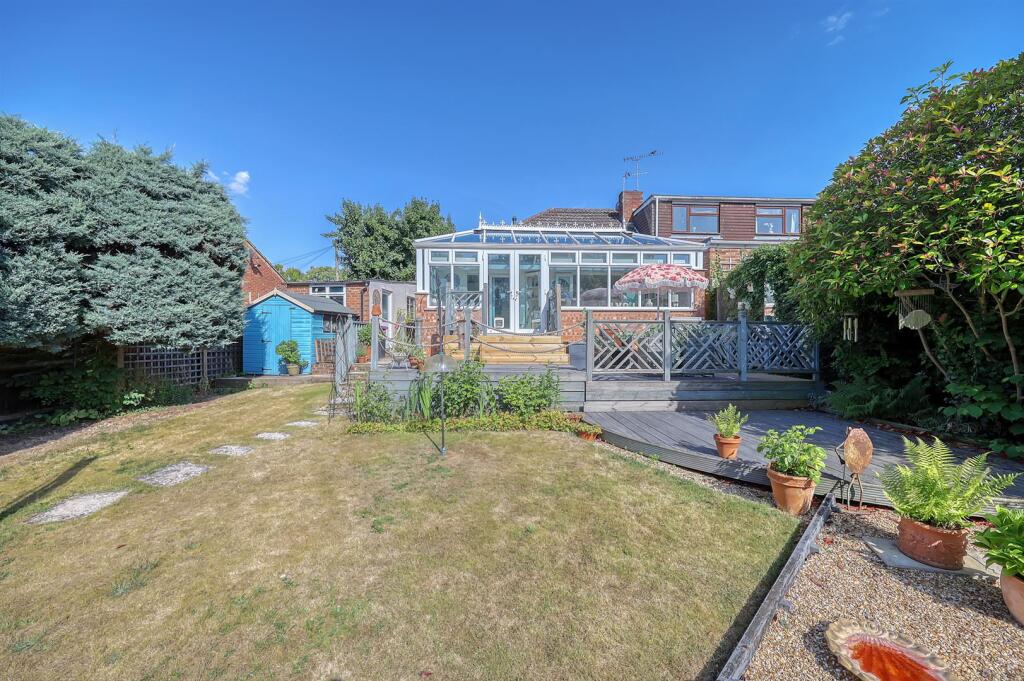 West Facing Rear Garden