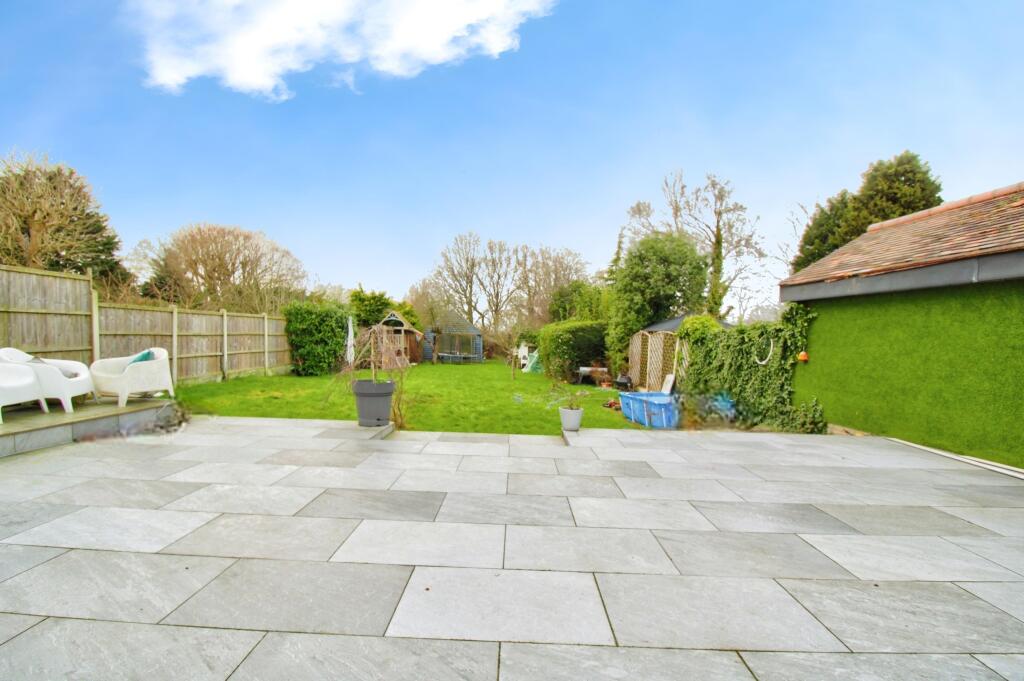 Rear garden angle