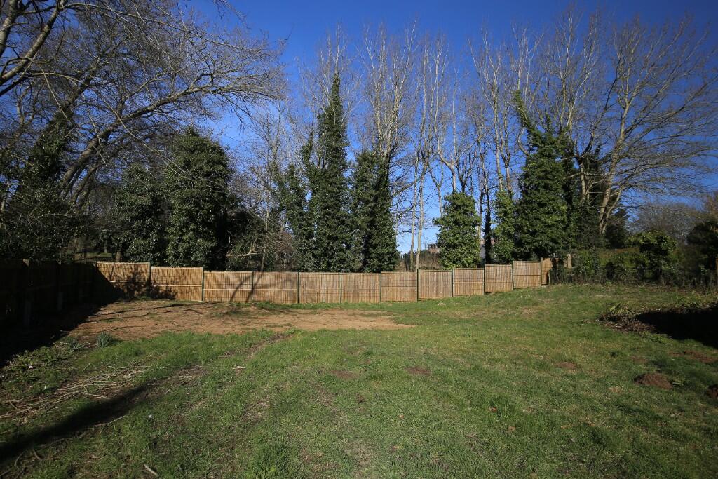 Rear of plot
