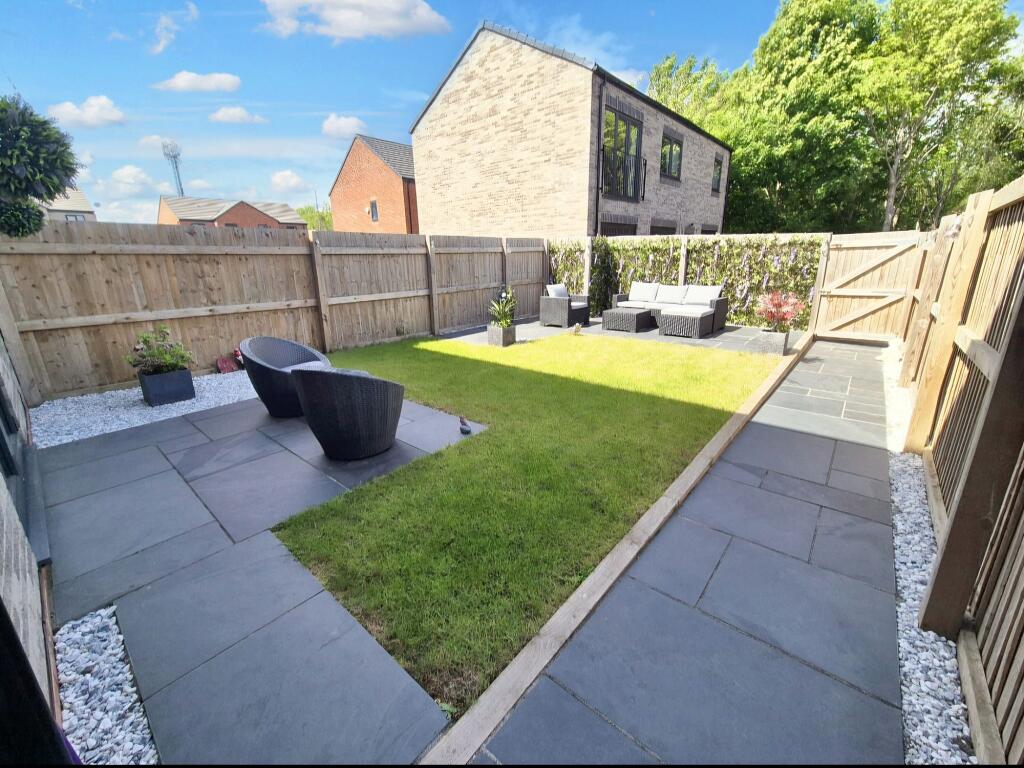 Rear garden