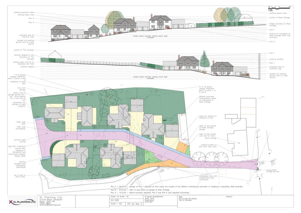 PP 03 Rev C Block plan and Street view