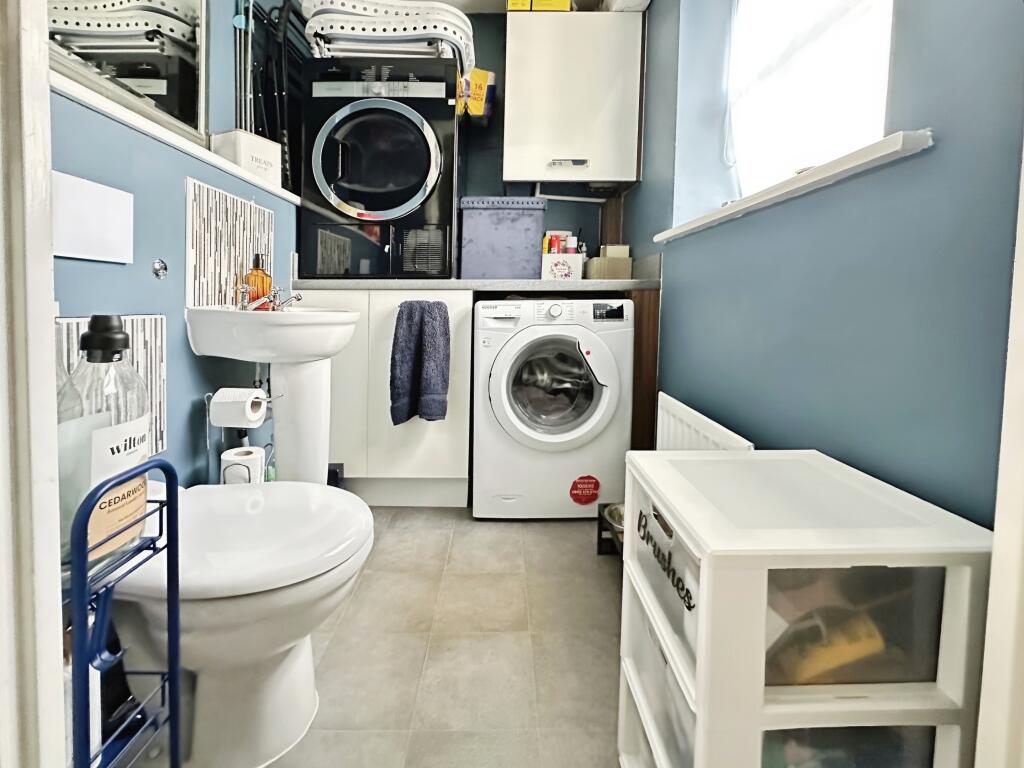 Downstairs Utility Room with W/C