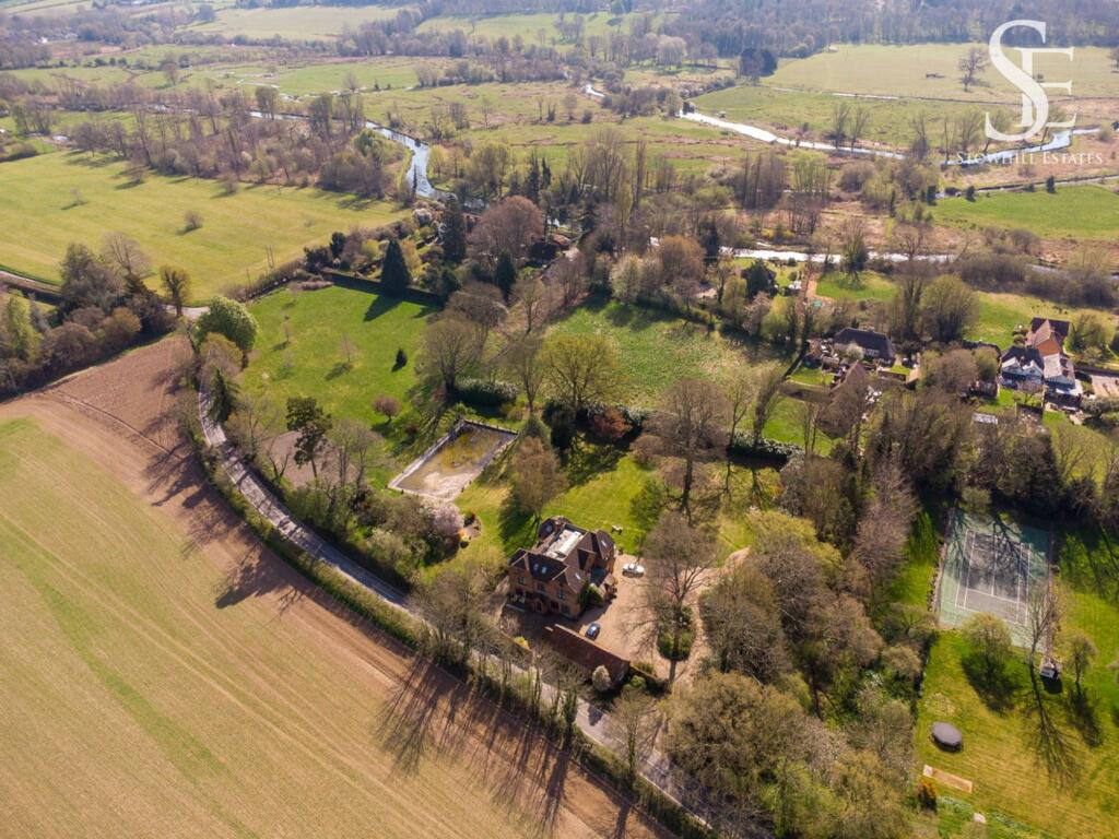 Eastfield House from above