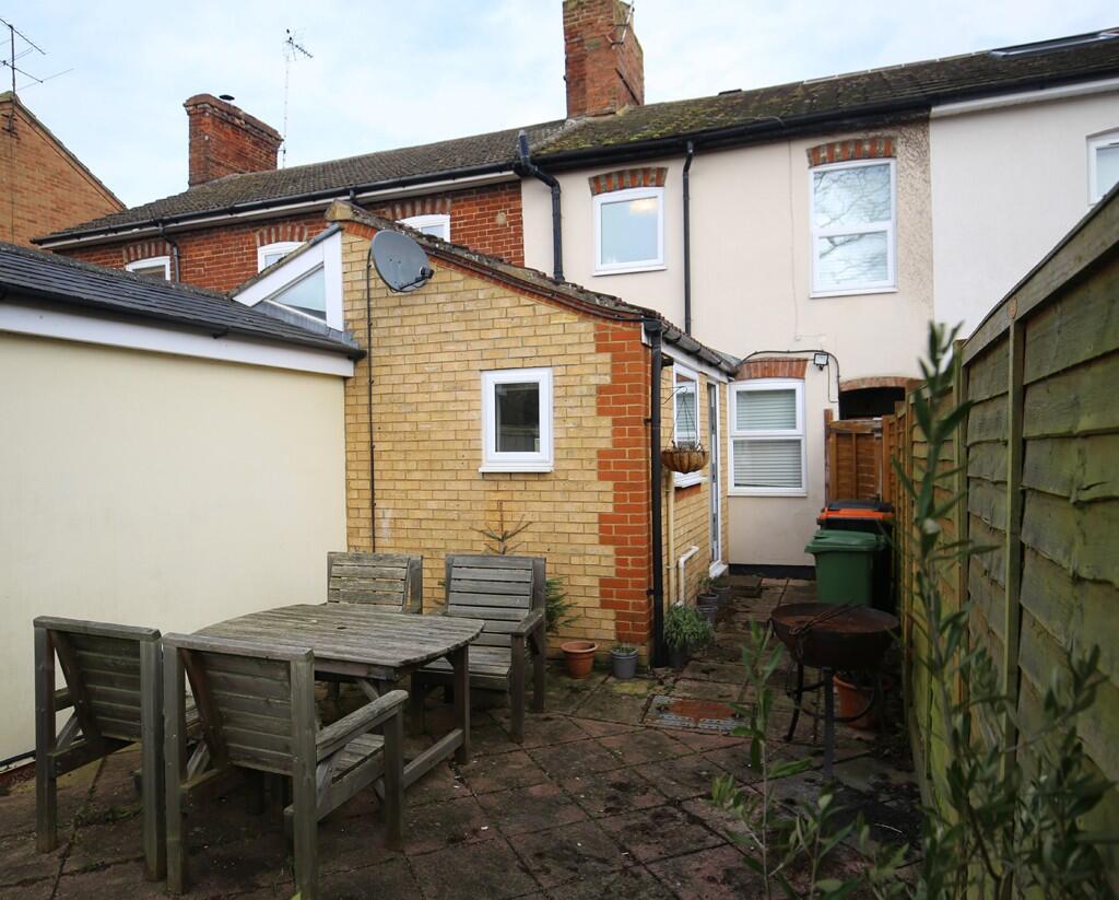 Rear of property