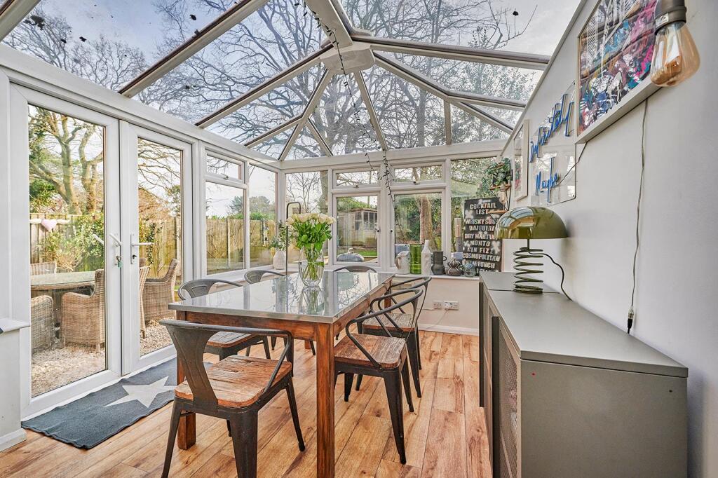 Double glazed conservatory