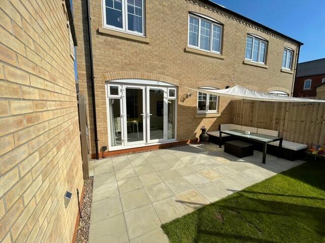 South facing Patio Area