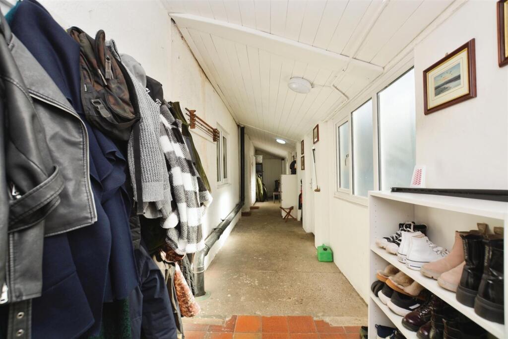 Rear porch