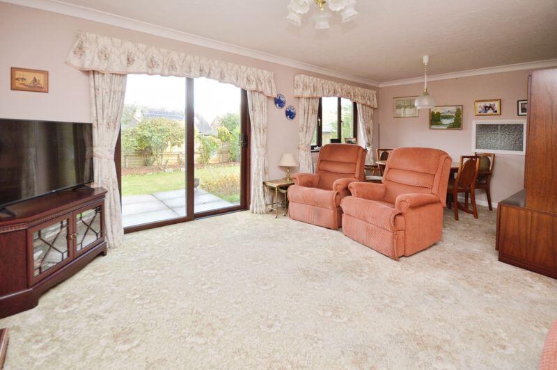 Open plan living dining room