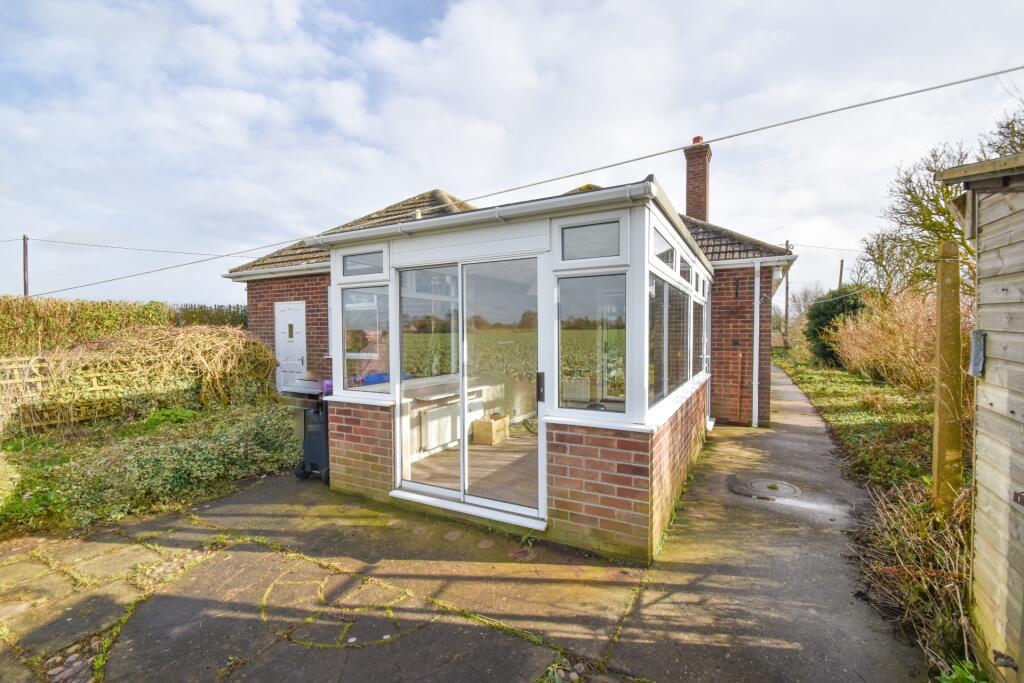 rear of property