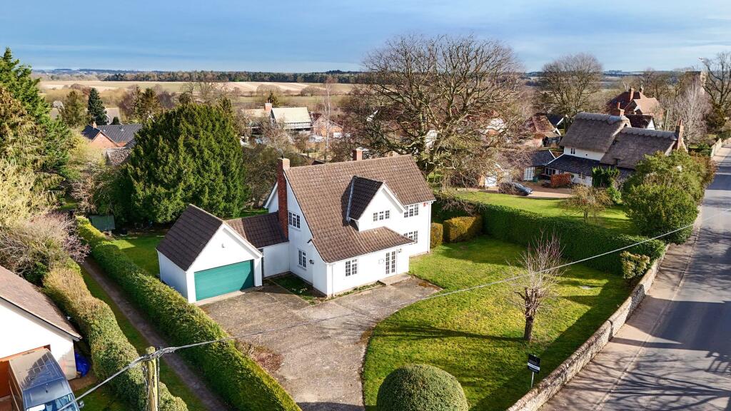 Drone shot front
