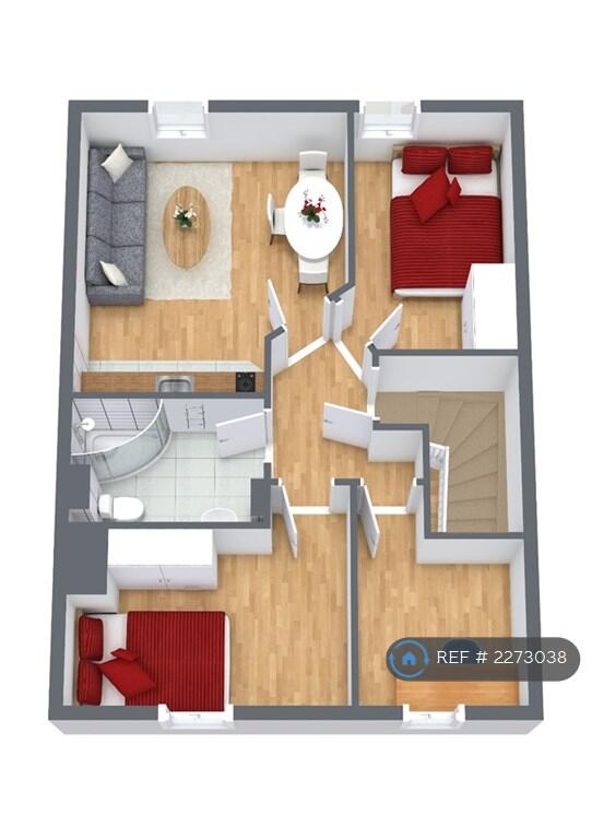 Two Bedrooms And Study